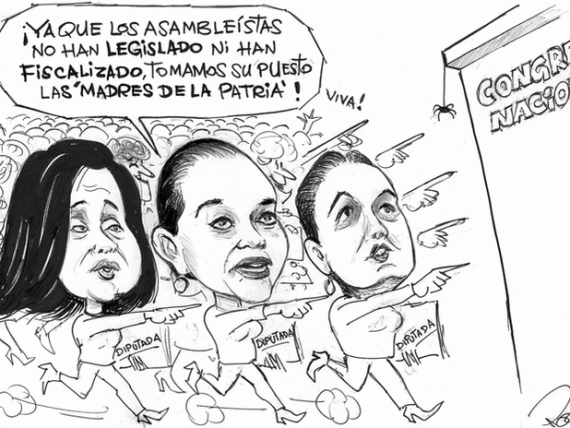 Asamblea Nacional Caricatura de Roque